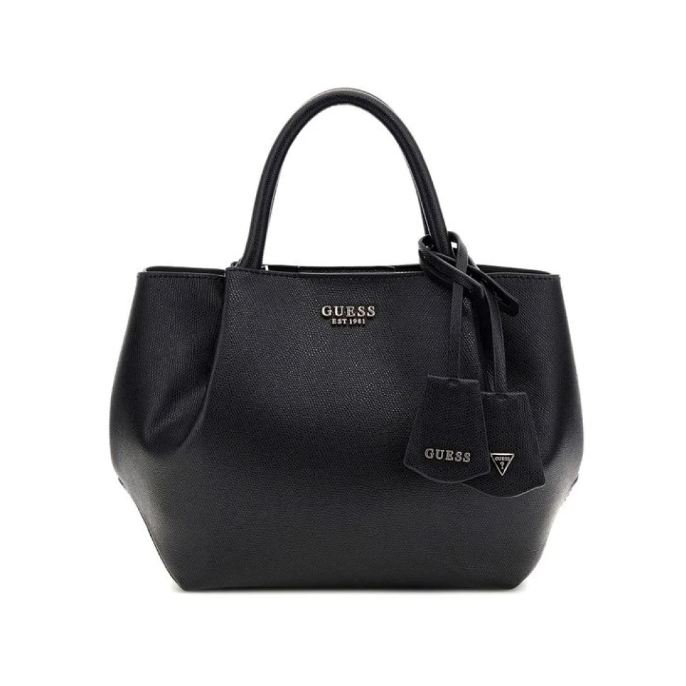 Guess Women's Black Handbags, One Size, Amorette Girlfriend Satchel