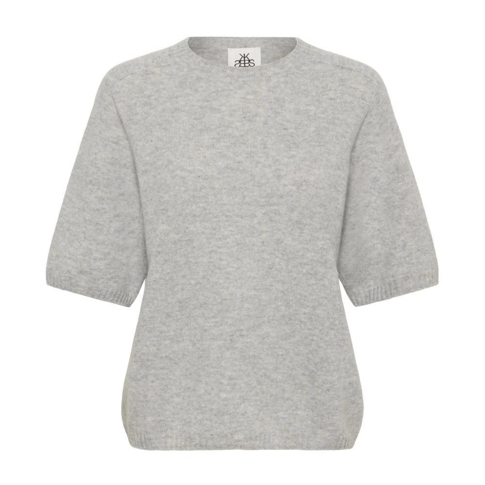 Karen By Simonsen Women's Gray Round-Neck Knitwear - Round-Neck Knitwear - Xl - Knitwear