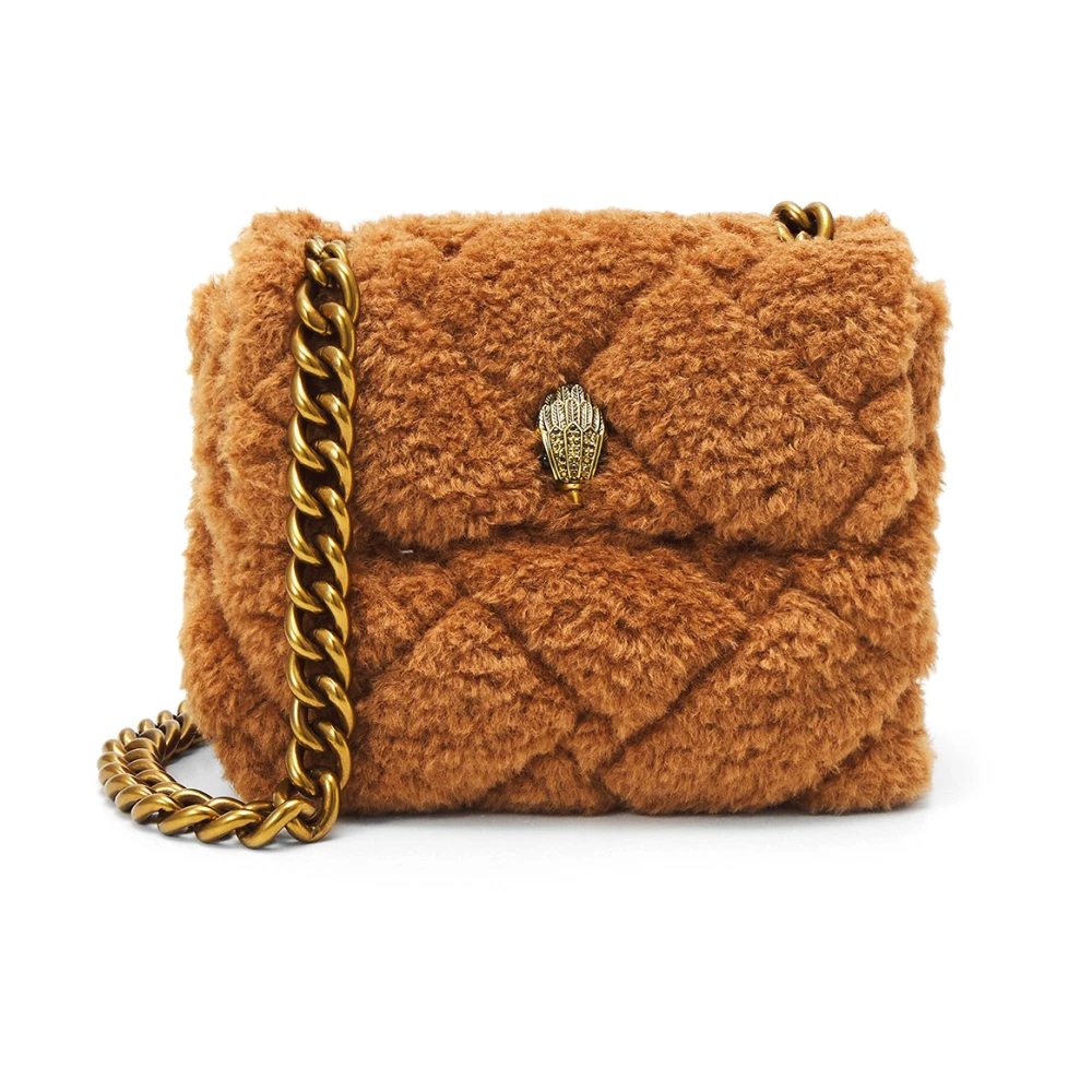 Kurt Geiger Kensington Soft Sq Crossbody Bag Brown Dames