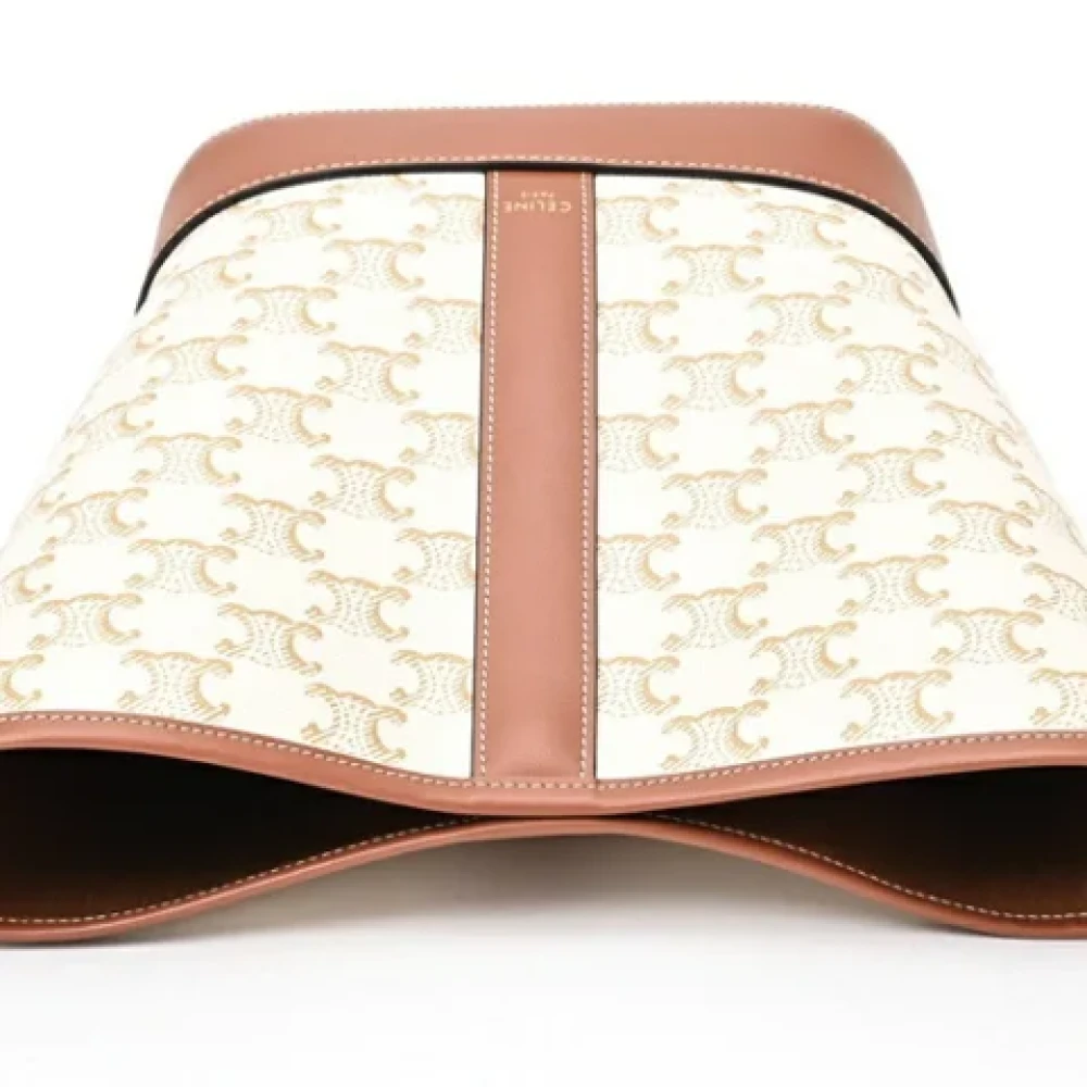 Celine Vintage Pre-owned Leather celine-bags White Dames