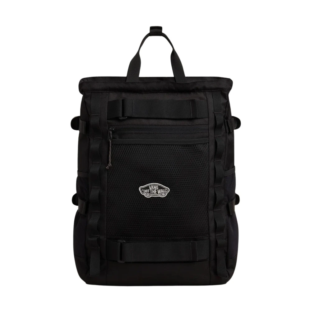 Vans Women's Black Backpacks, One Size, Synthetic Tote Backpack