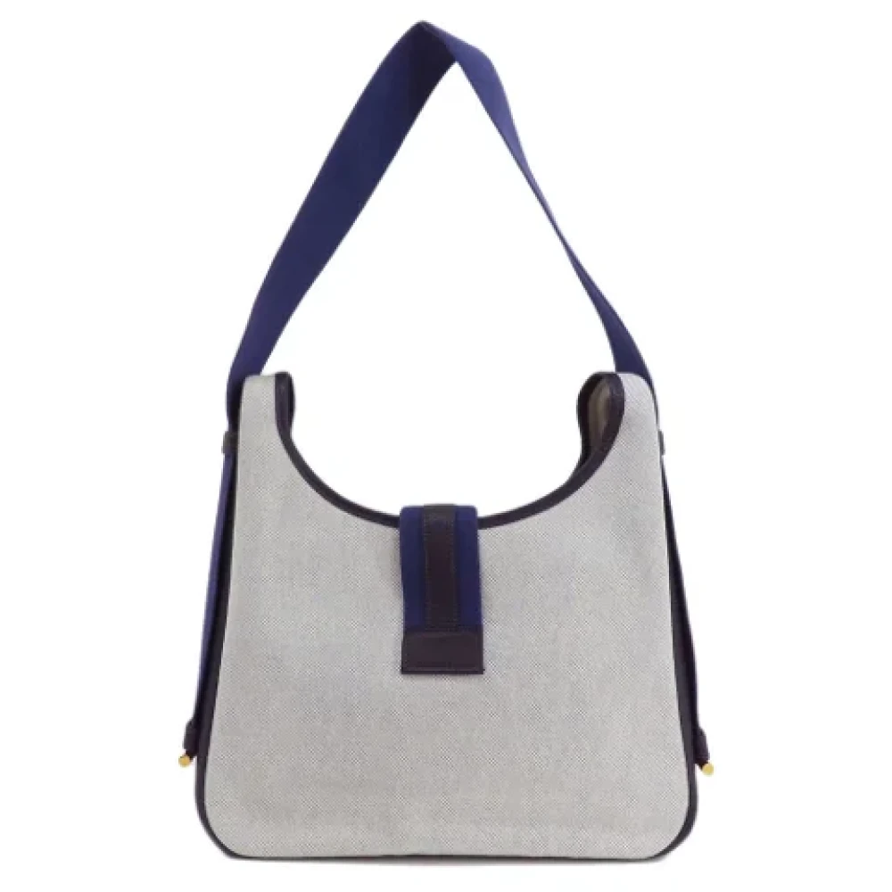 Hermès Vintage Pre-owned Fabric shoulder-bags Beige Dames