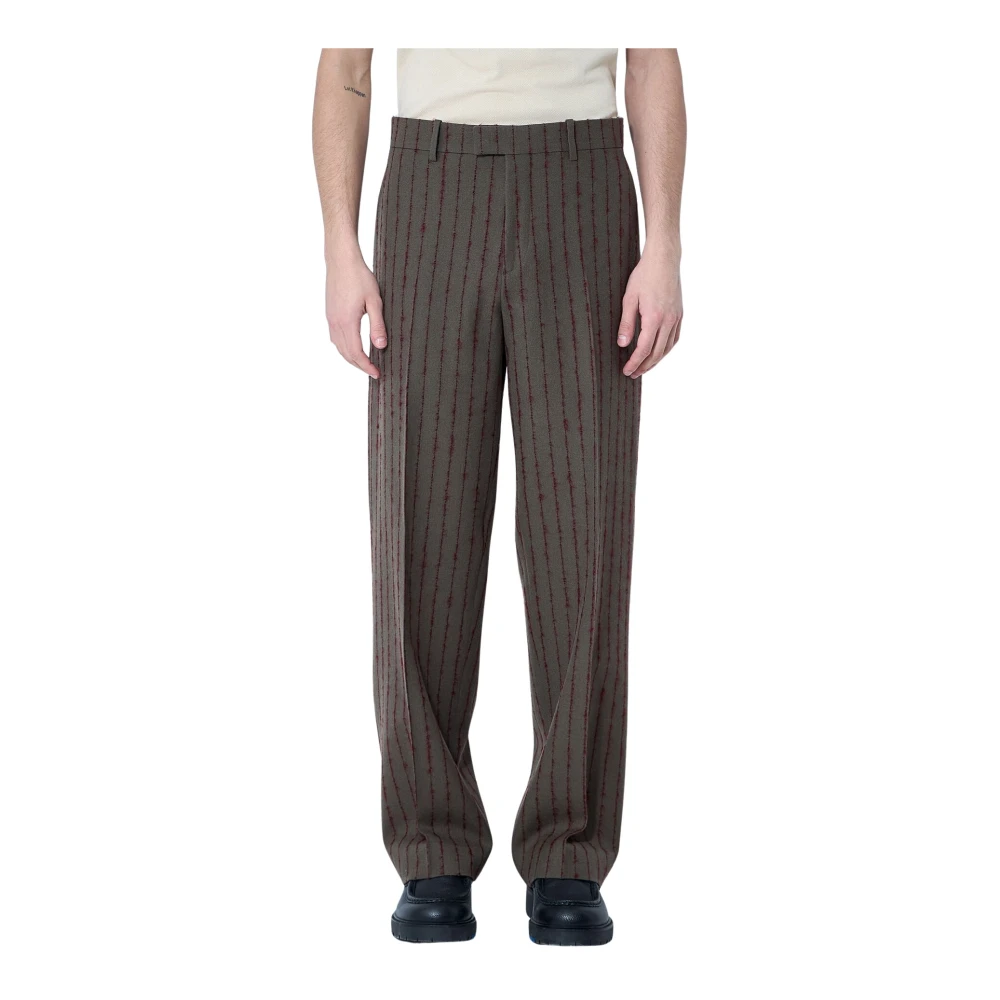 Trousers > Straight Trousers - - Burberry - Modalova