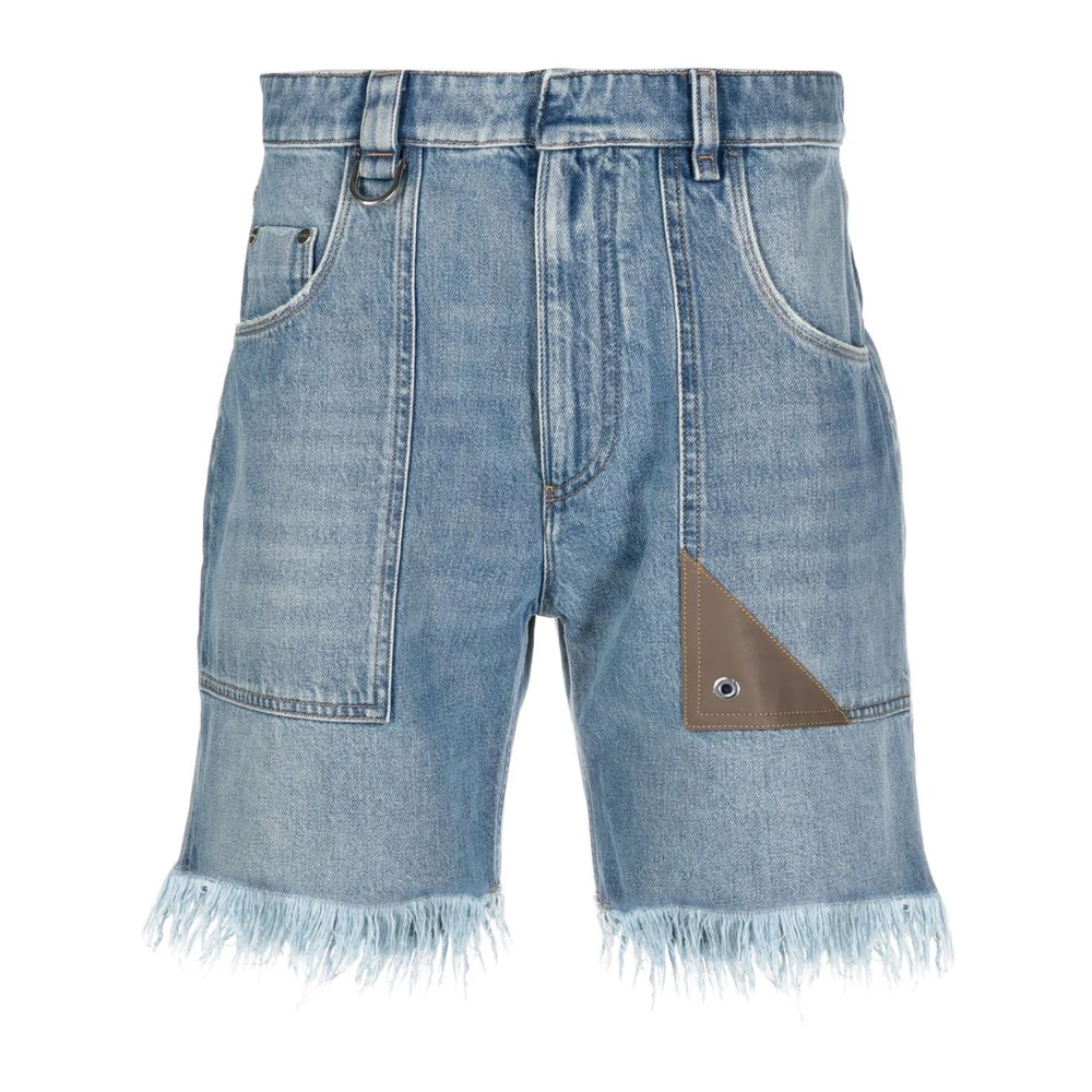 Fendi Blå Ljusblå Bermuda Shorts