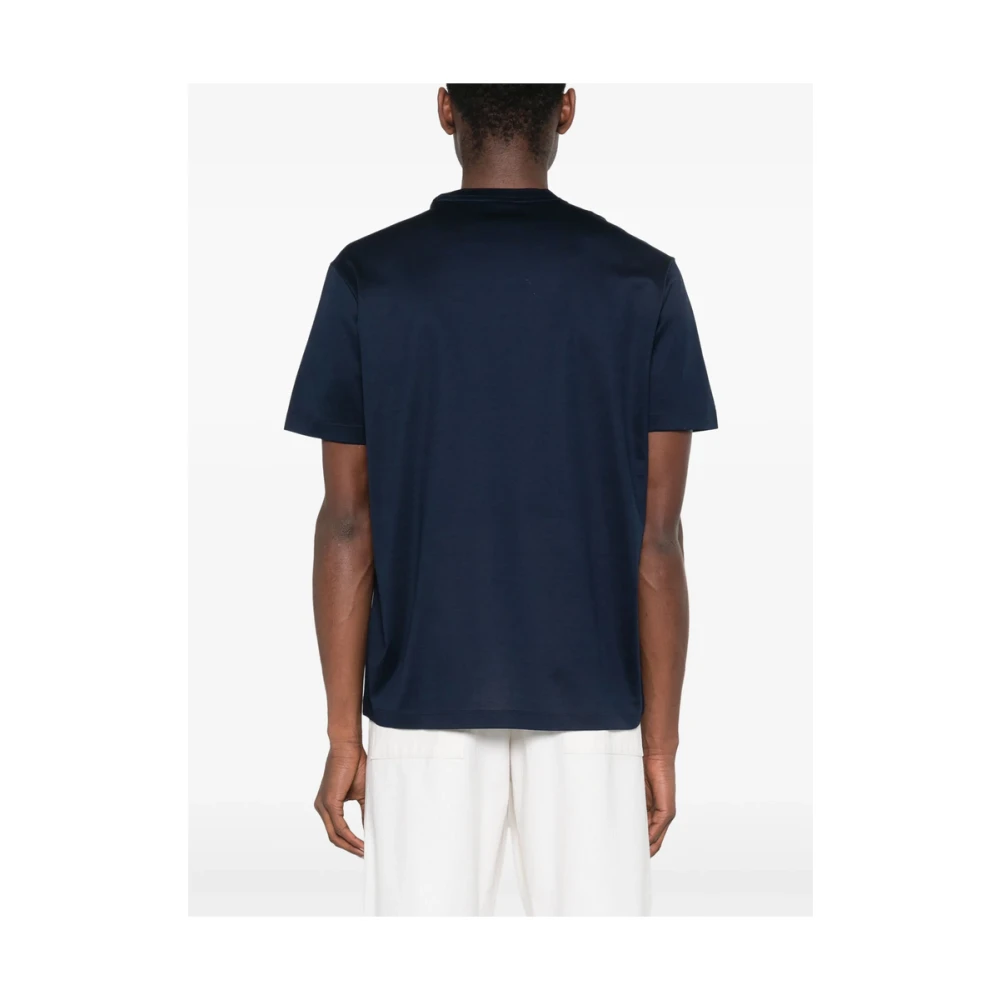 PAUL & SHARK Navy Blue Crew Neck T-shirt Blue Heren