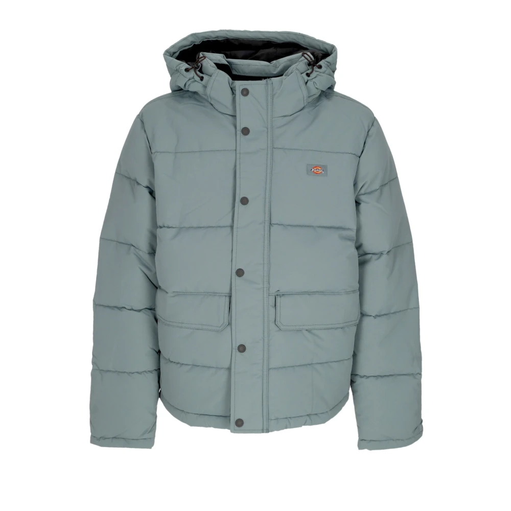 Dickies Waterafstotende Puffer Donsjas met Capuchon Green Heren