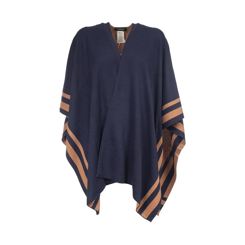 Ralph Lauren Poncho Lauren Blue Dames