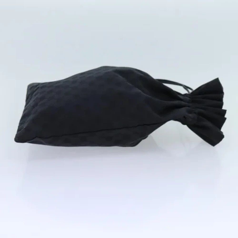 Gucci Vintage Pre-owned Canvas pouches Black Dames