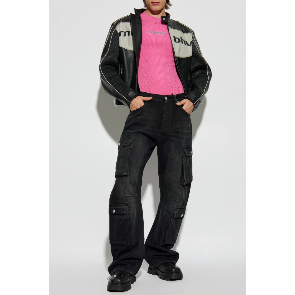 Misbhv Leren jas Black Heren