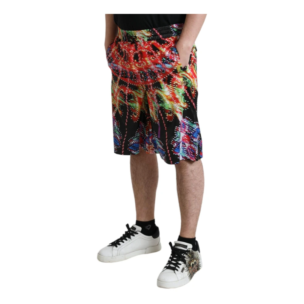 Dolce & Gabbana Long Shorts Multicolor Heren