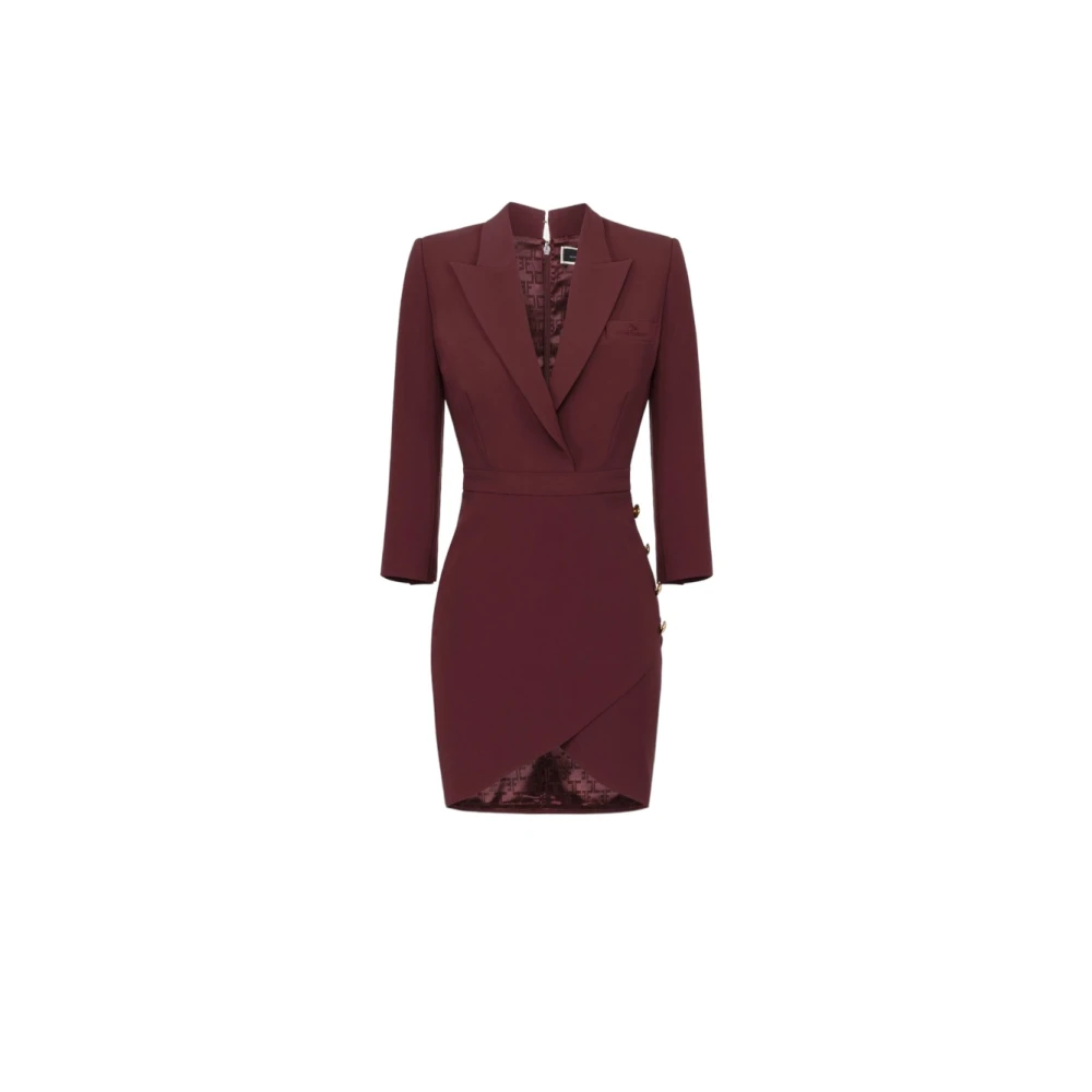 Elisabetta Franchi Elegante Jurk voor Speciale Gelegenheden Red Dames