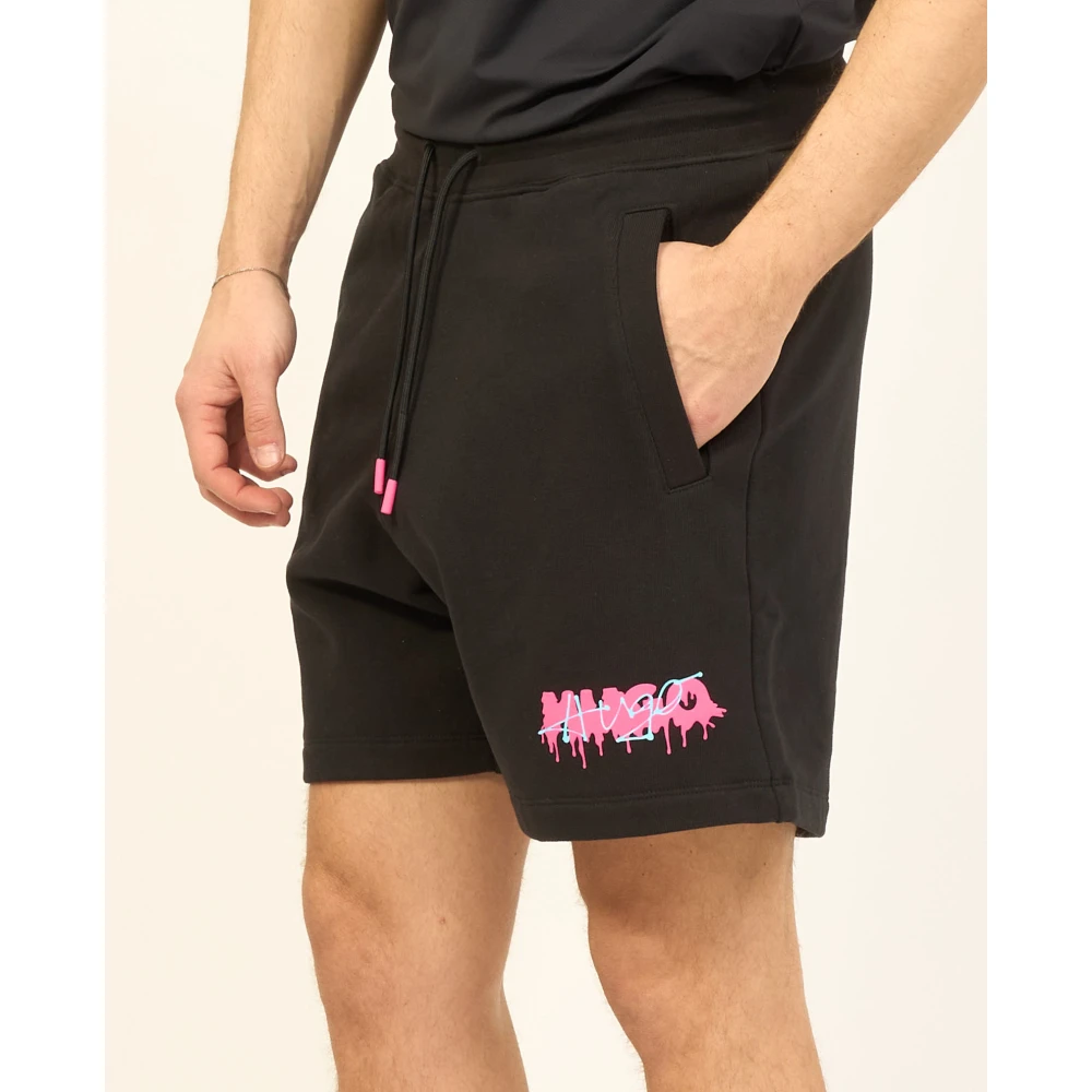Hugo Boss Shorts Black Heren