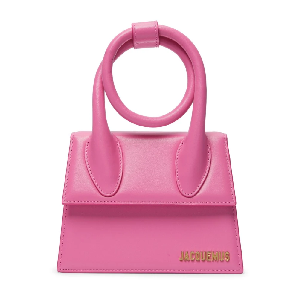 Jacquemus Roze Chiquito Medium Leren Handtas Pink Heren