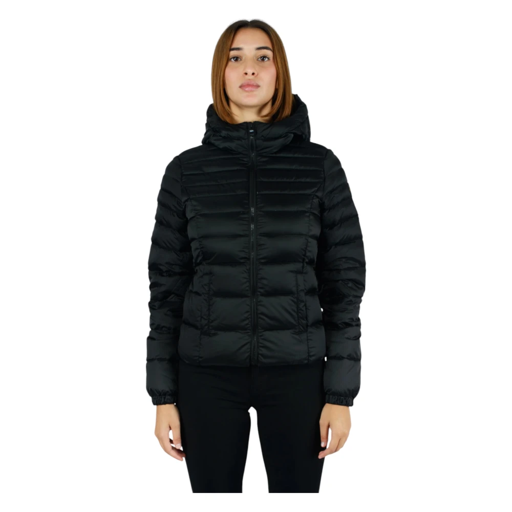 RefrigiWear Korte Gewatteerde Jas Black Dames