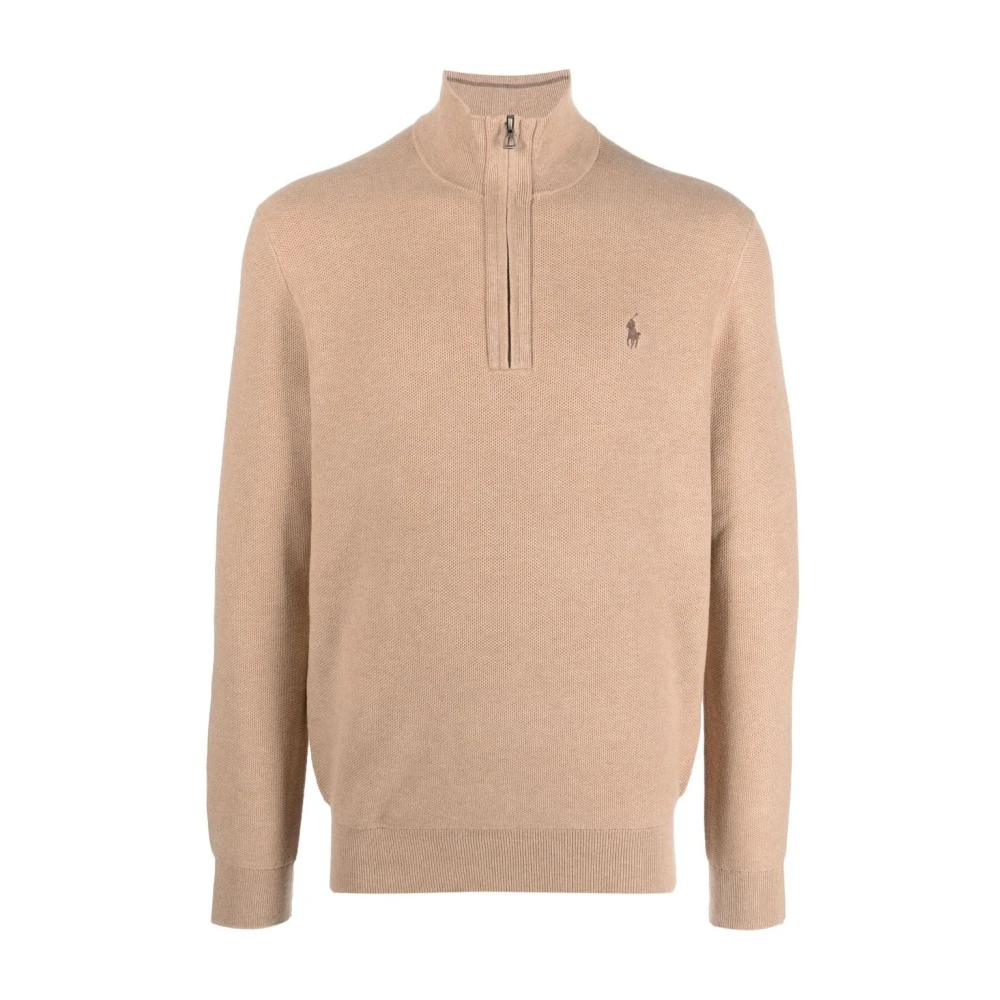 Polo Ralph Lauren Casual Bruin Katoenen Longsleeve Pullover Brown Heren