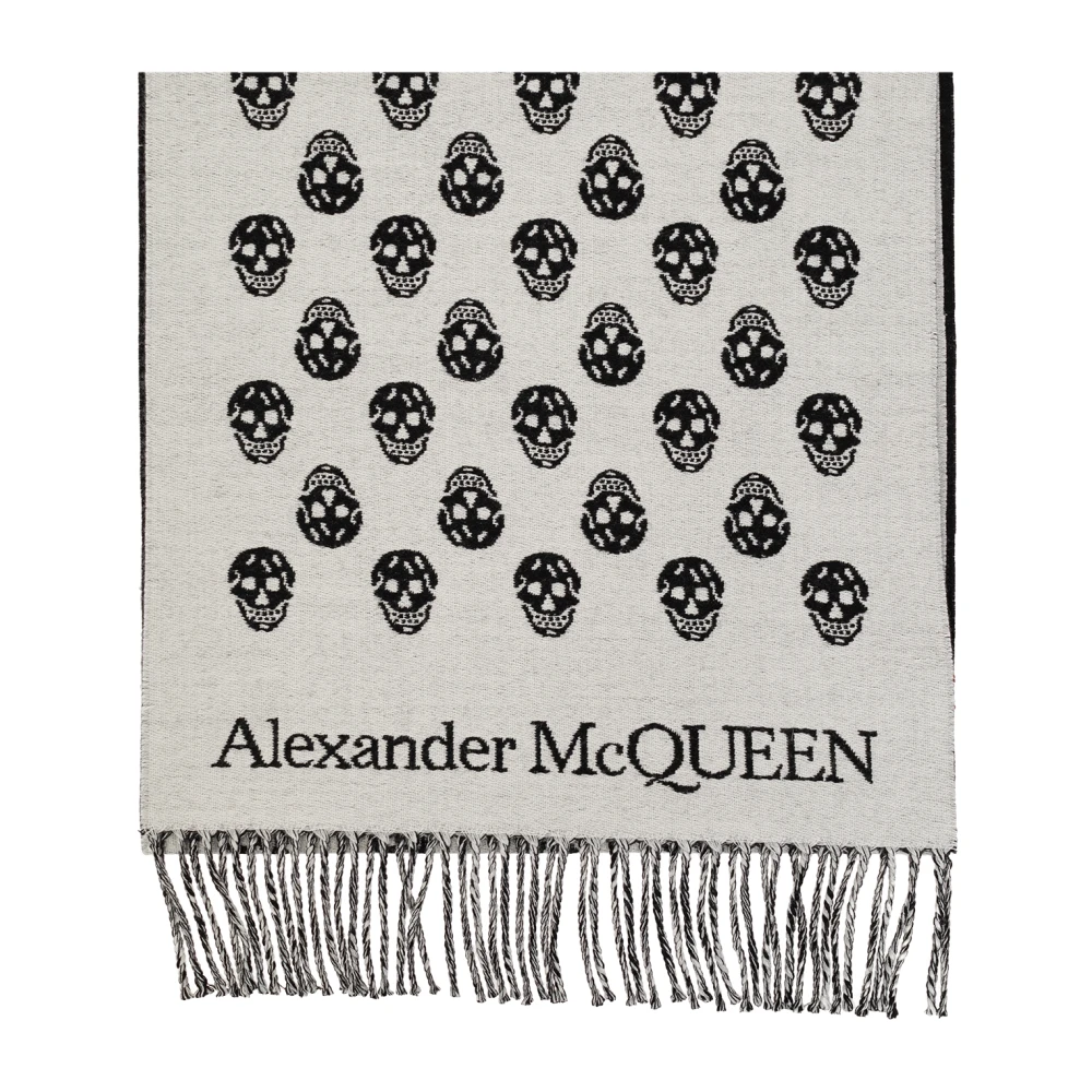 Alexander mcqueen Wollen sjaal White Dames