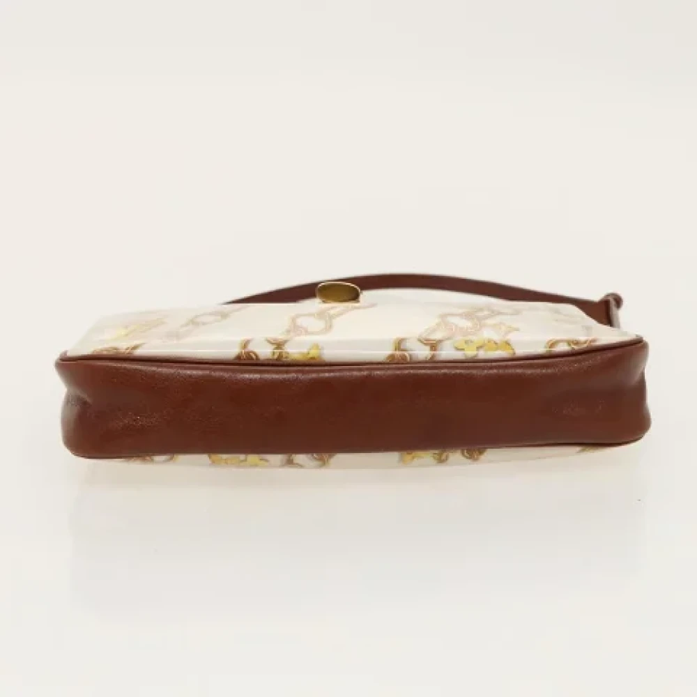 Louis Vuitton Vintage Pre-owned Leather clutches White Dames