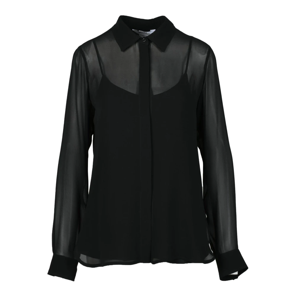 Max Mara Women's Black Shirt - Shirts - Xs - Blouses & Shirts
