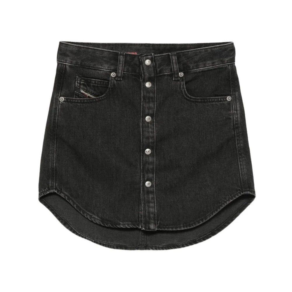 Diesel Donna Nero Gonne, W25, New,