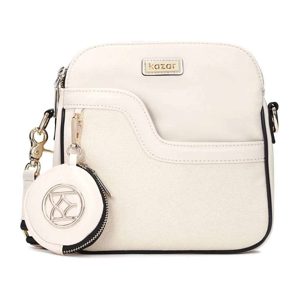 Kazar Dames off-white messenger tas White Dames