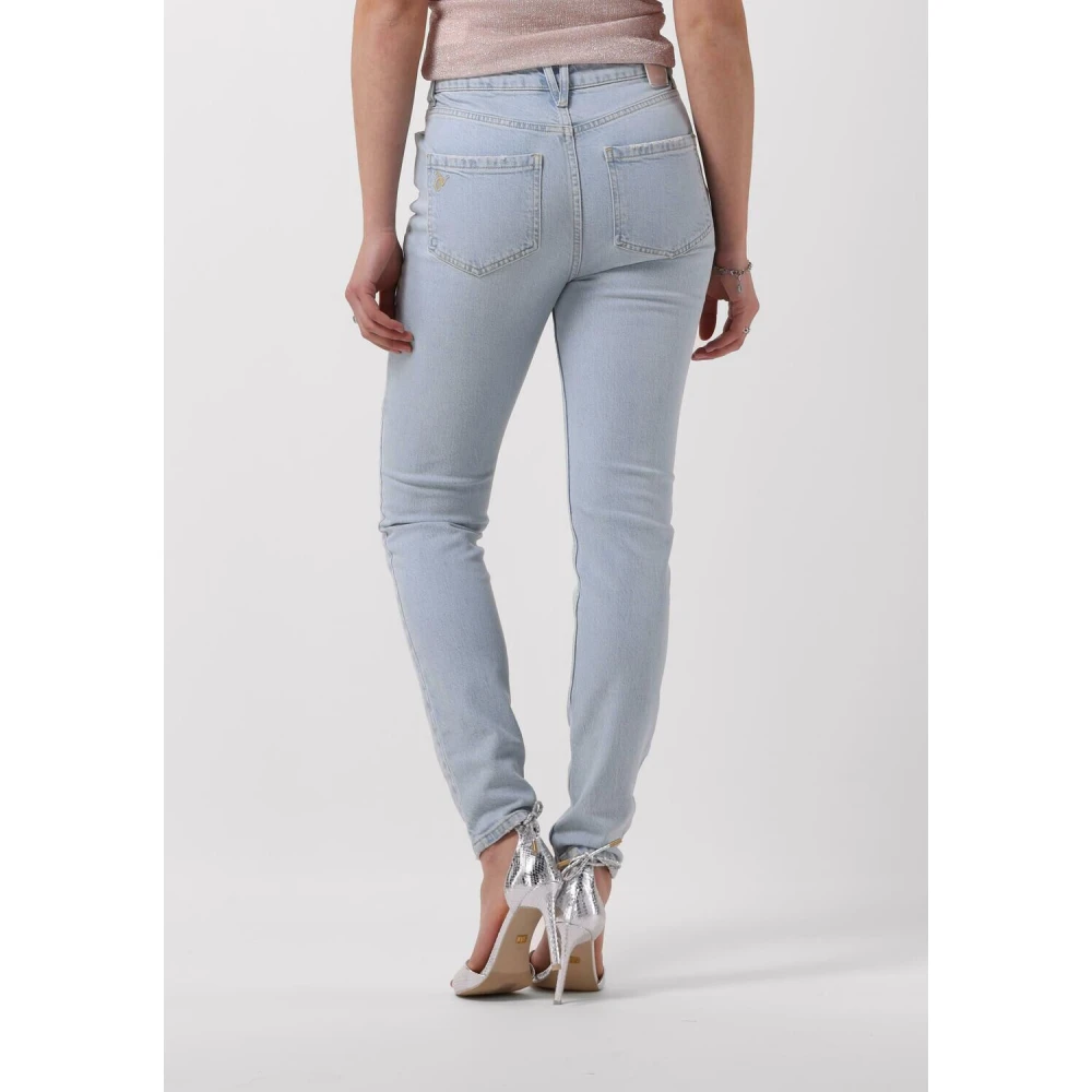 Josh V Blauwe Mom Jeans Loes Blue Dames