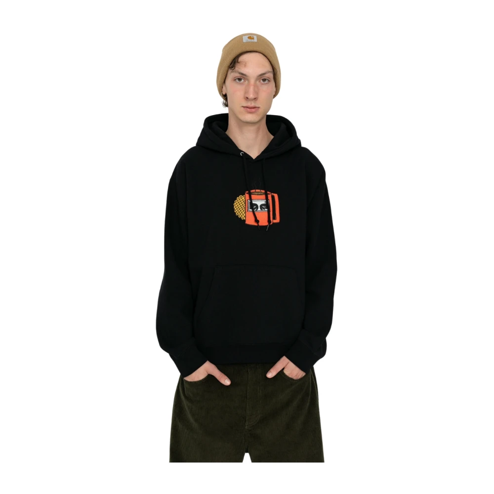 Obey Fleece hoodie Black Heren