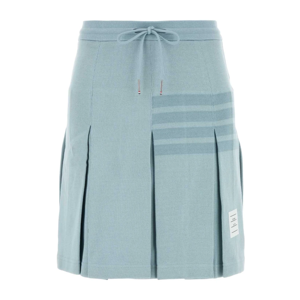 Thom Browne Lichtblauwe katoenen rok Blue Dames