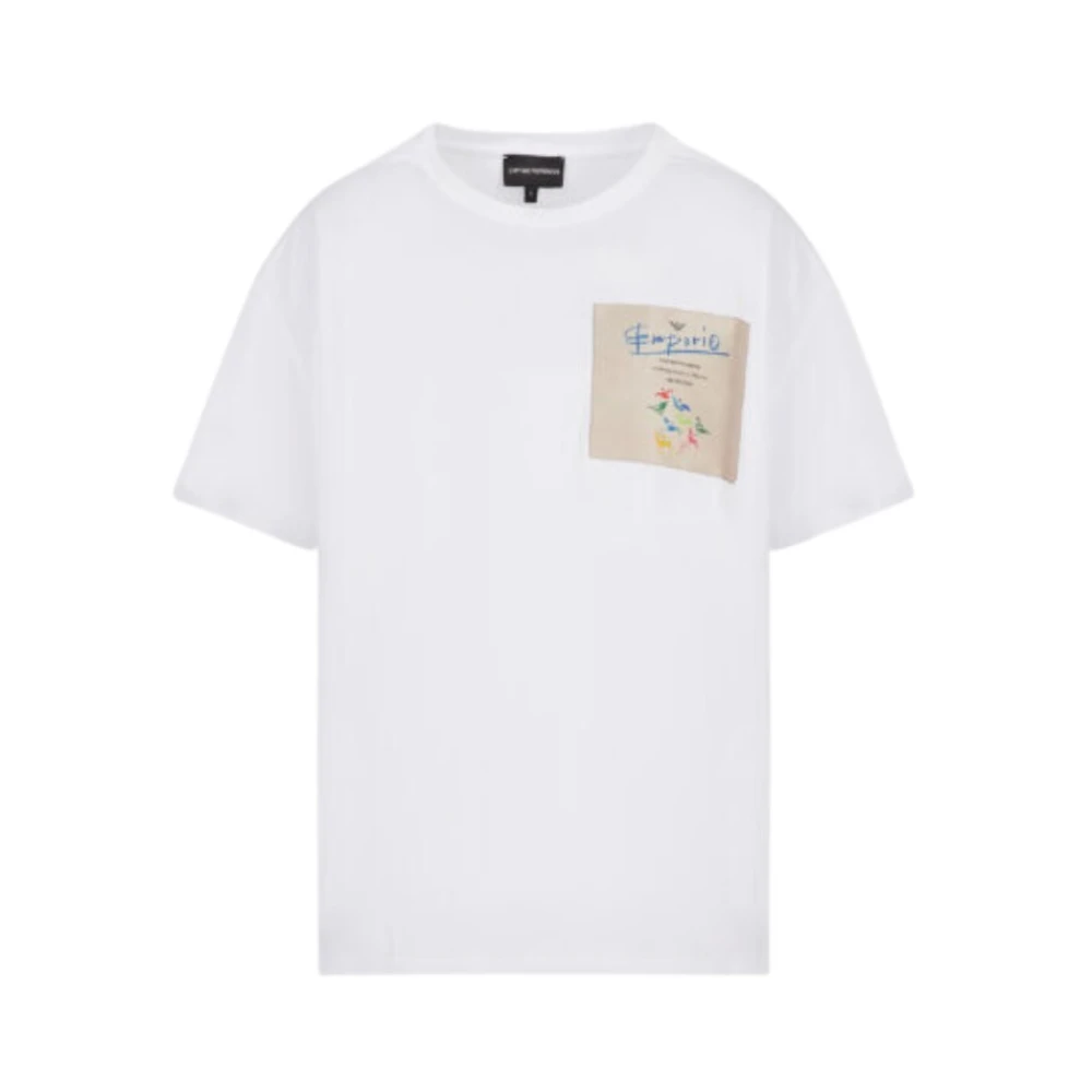 Emporio Armani Basic T-Shirt, Uppgradera din stil White, Dam