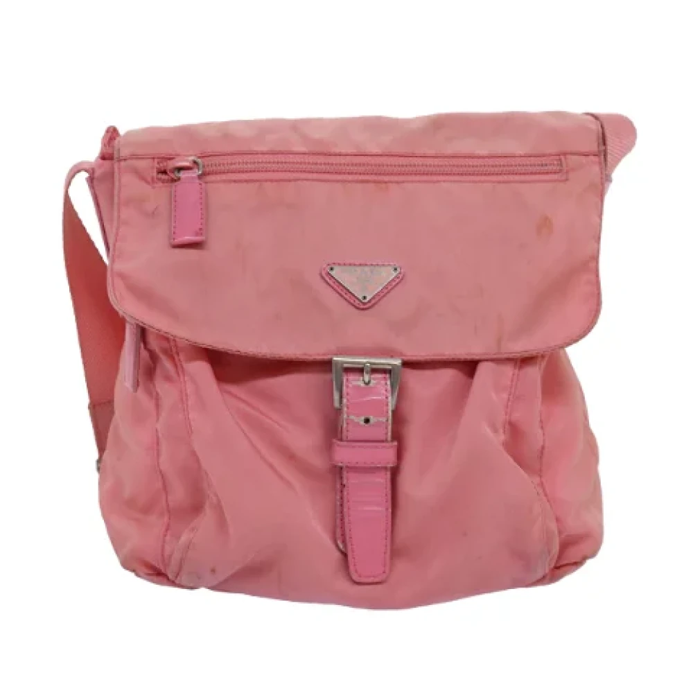 Prada Vintage Pre-owned Fabric prada-bags Pink Dames