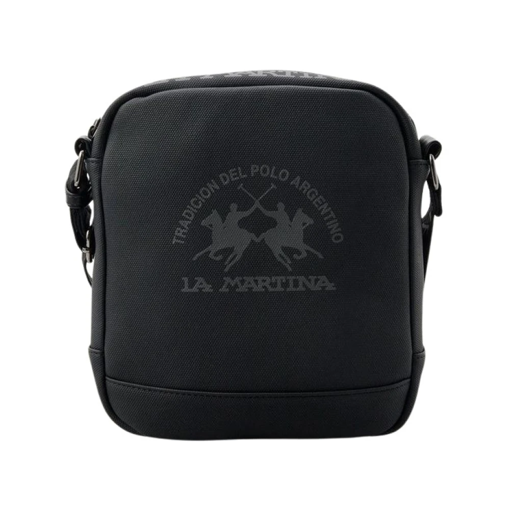 La Martina Black Polyethylene Crossbody Bag - Image 2
