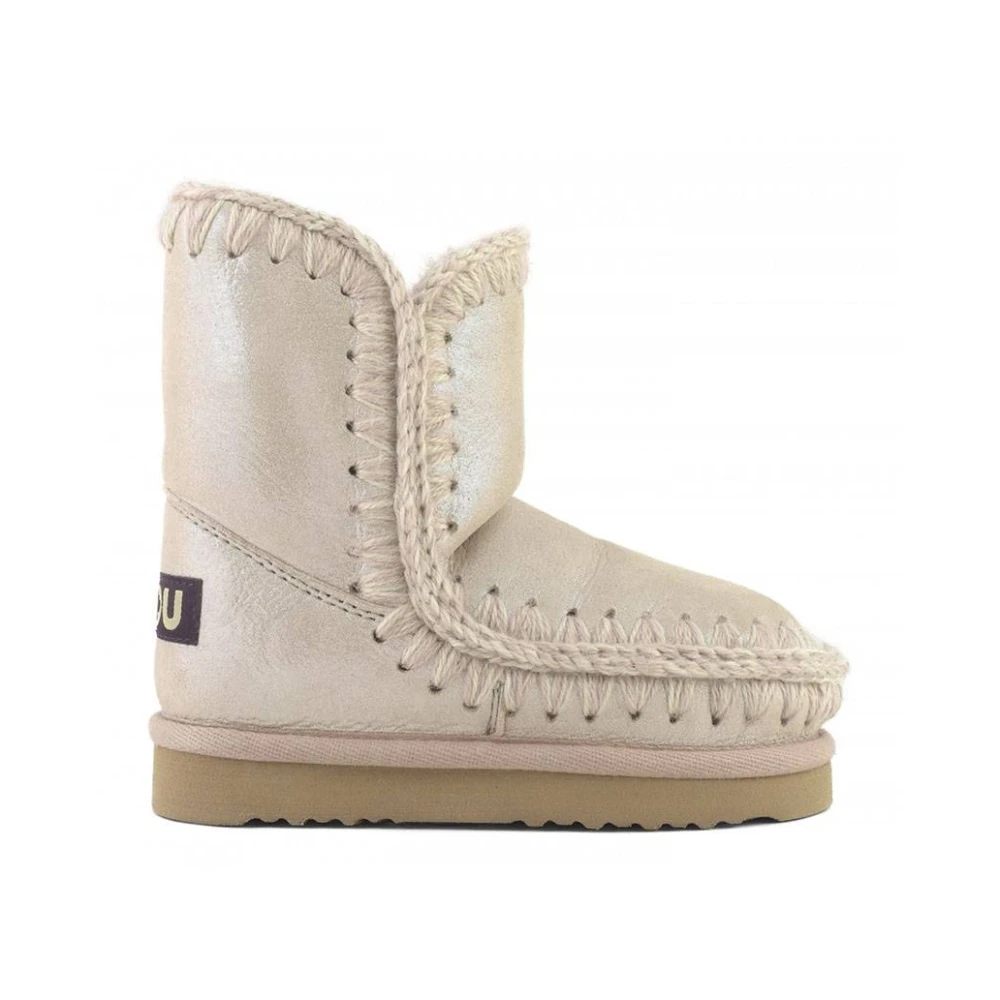 Mou Unisex Kids Brown Kids Boots, 33 Eu, Warm Sheepskin Eskimo Boots
