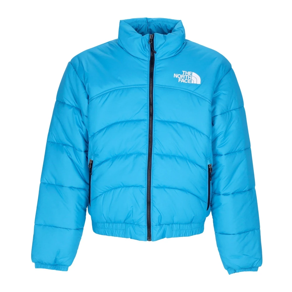 The North Face Blauwe akoestische hoge kraag donsjas Blue Heren