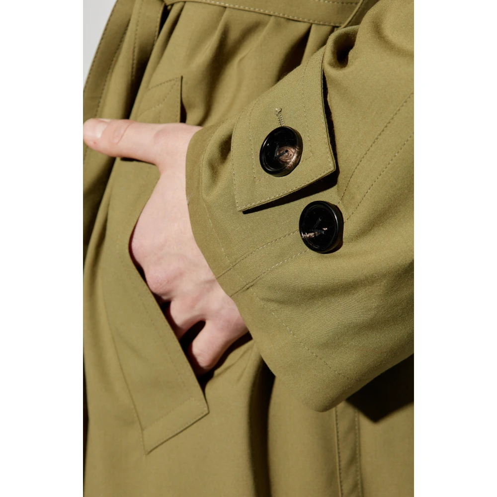Bottega Veneta Wollen trenchcoat Green Heren