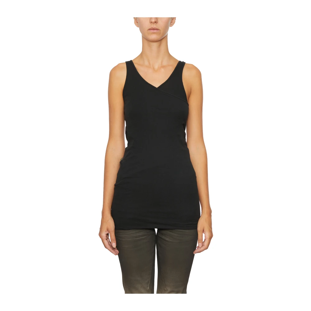 Rick Owens Banana Tank Top Black Dames