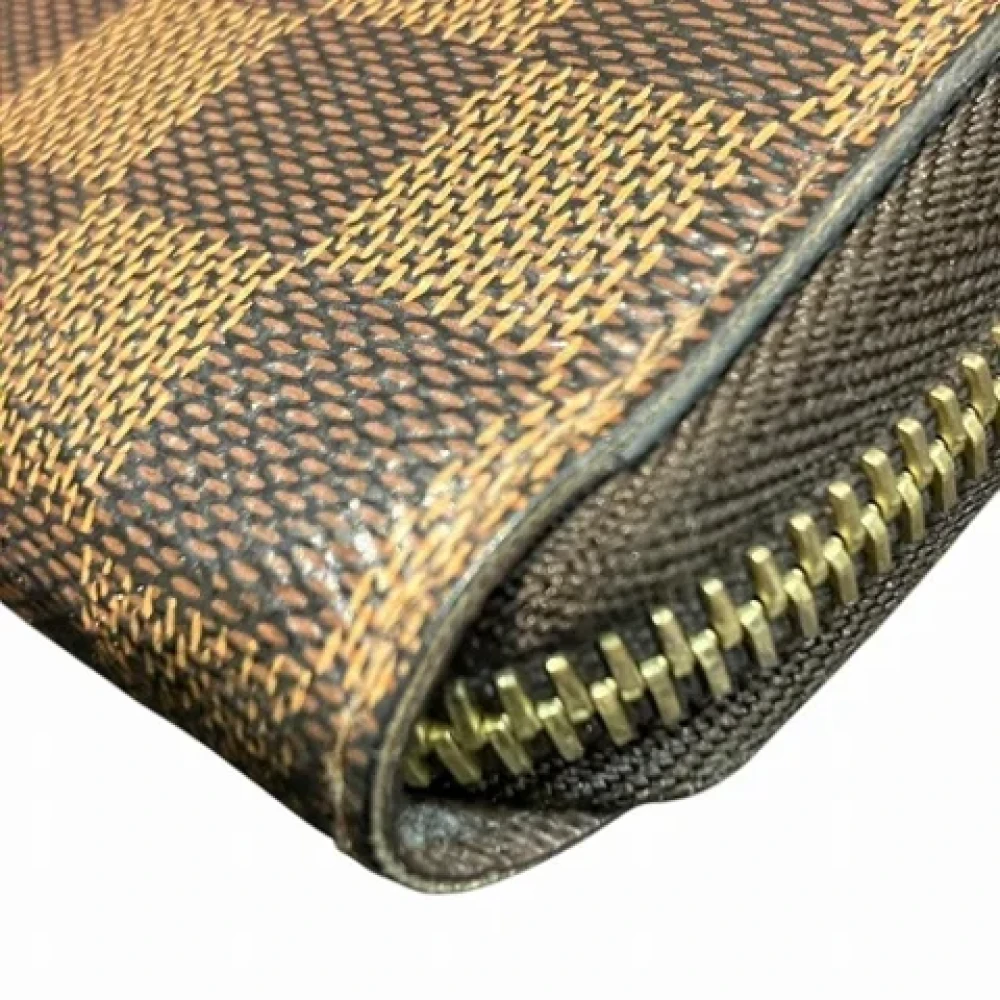 Louis Vuitton Vintage Pre-owned Fabric wallets Brown Dames