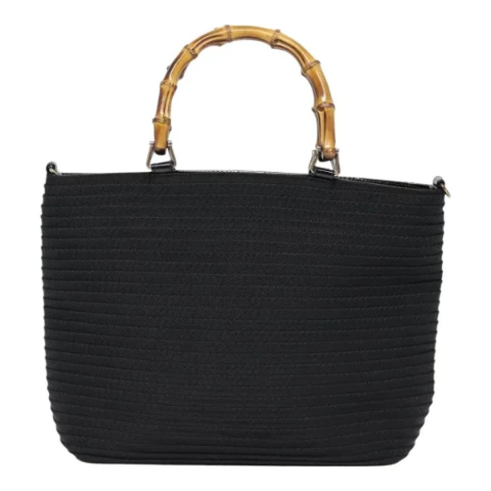 Gucci Vintage Pre-owned Fabric gucci-bags Black Dames