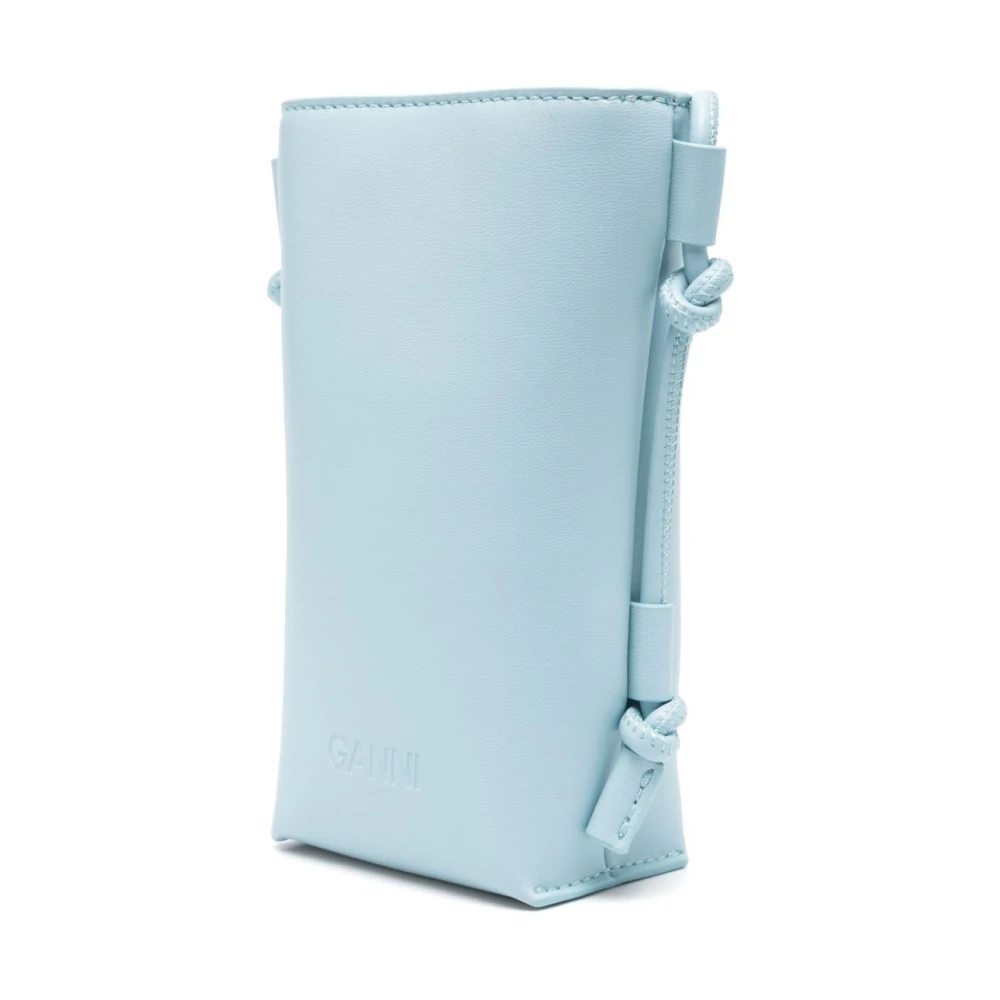 Ganni Bou Crossbody Tas Blue Dames