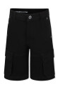 short-casual-noir-avec-poches-cargo