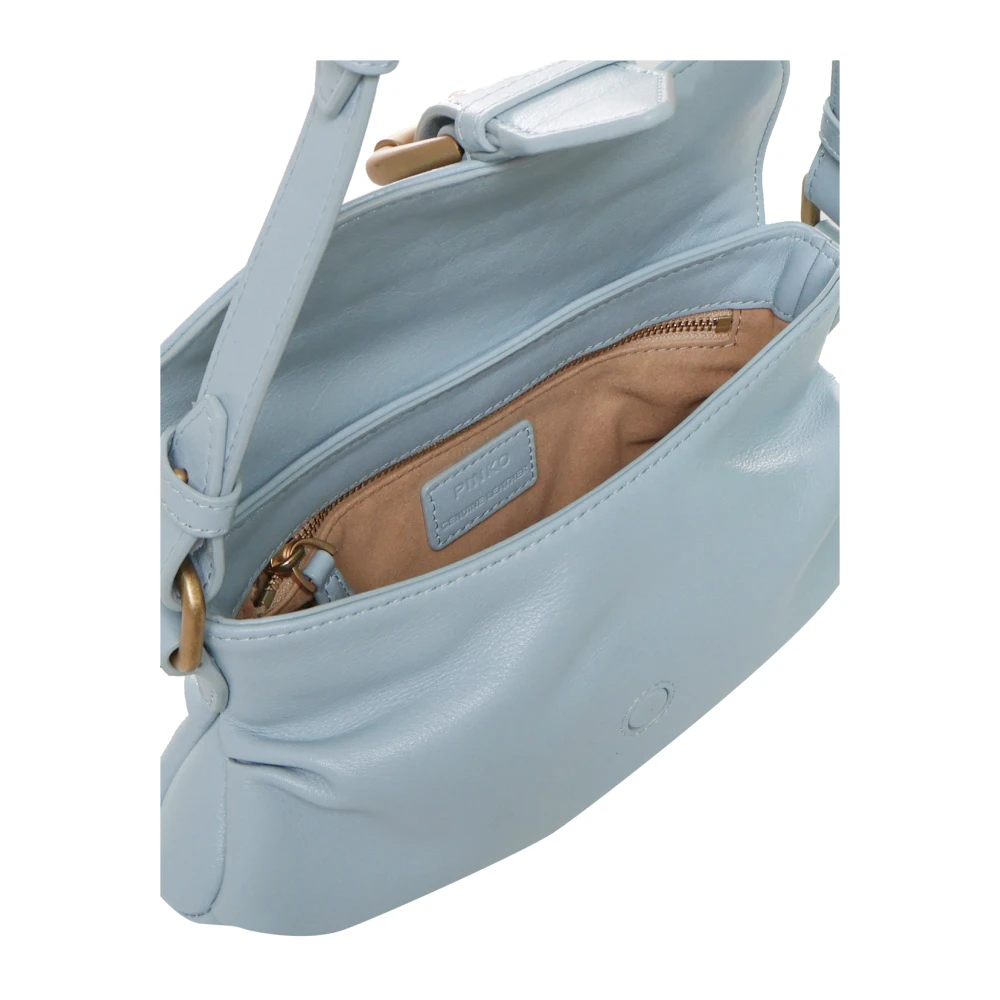 pinko Hartvormige Flap Tas in Suikerpapier Blue Dames