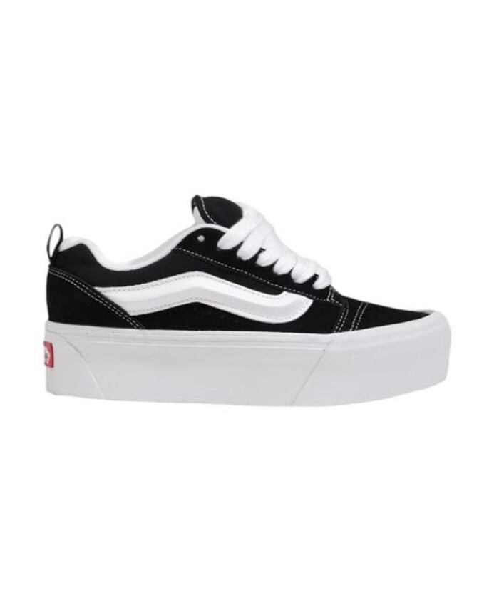 sneakers-plateforme-en-daim-noir-et-blanc