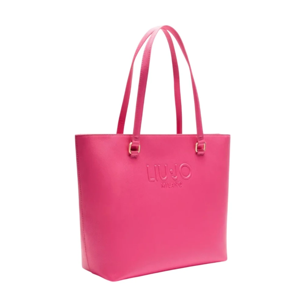 Liu Jo Stijlvolle Shopper met Ritssluiting Pink Dames