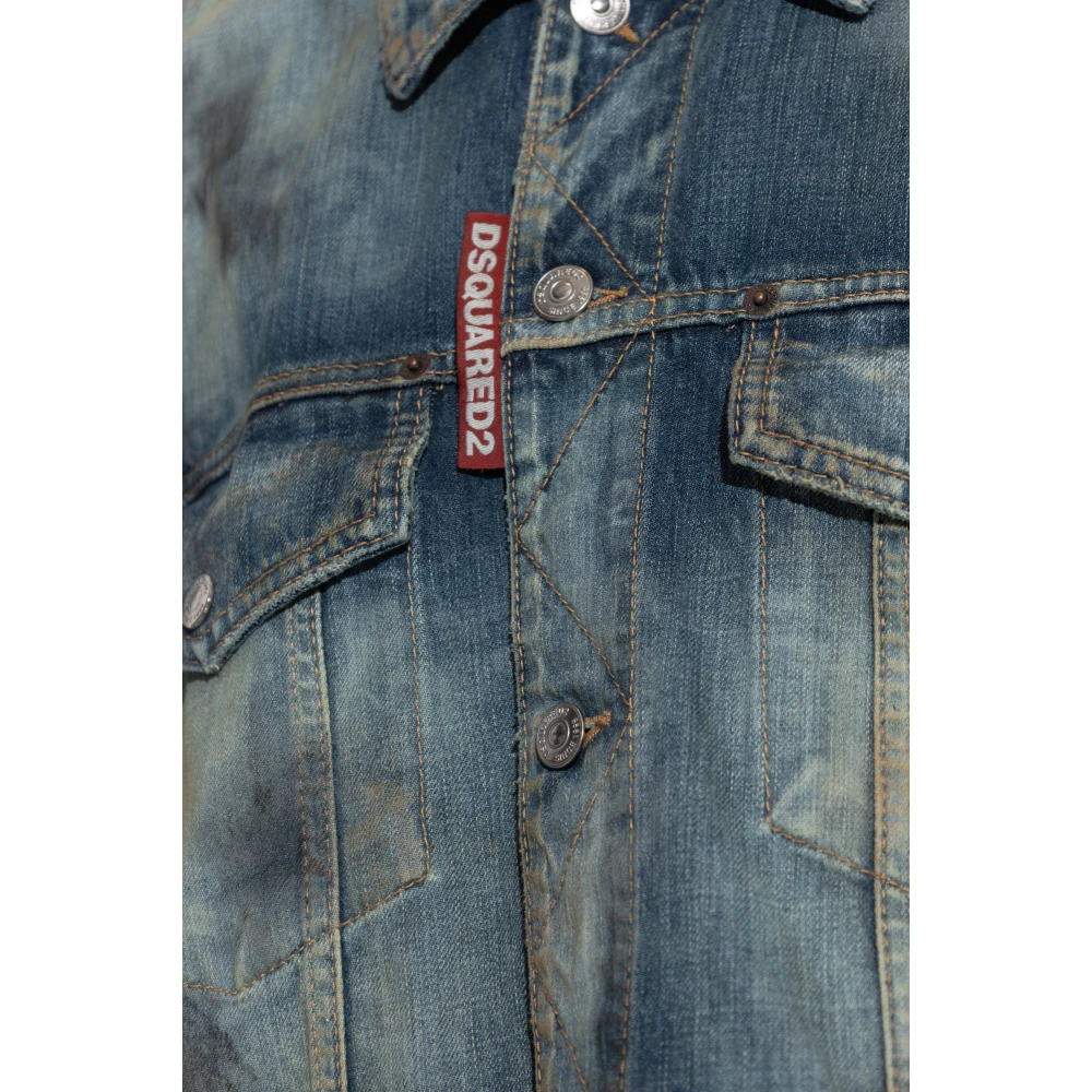 Dsquared2 Denim jas Blue Dames