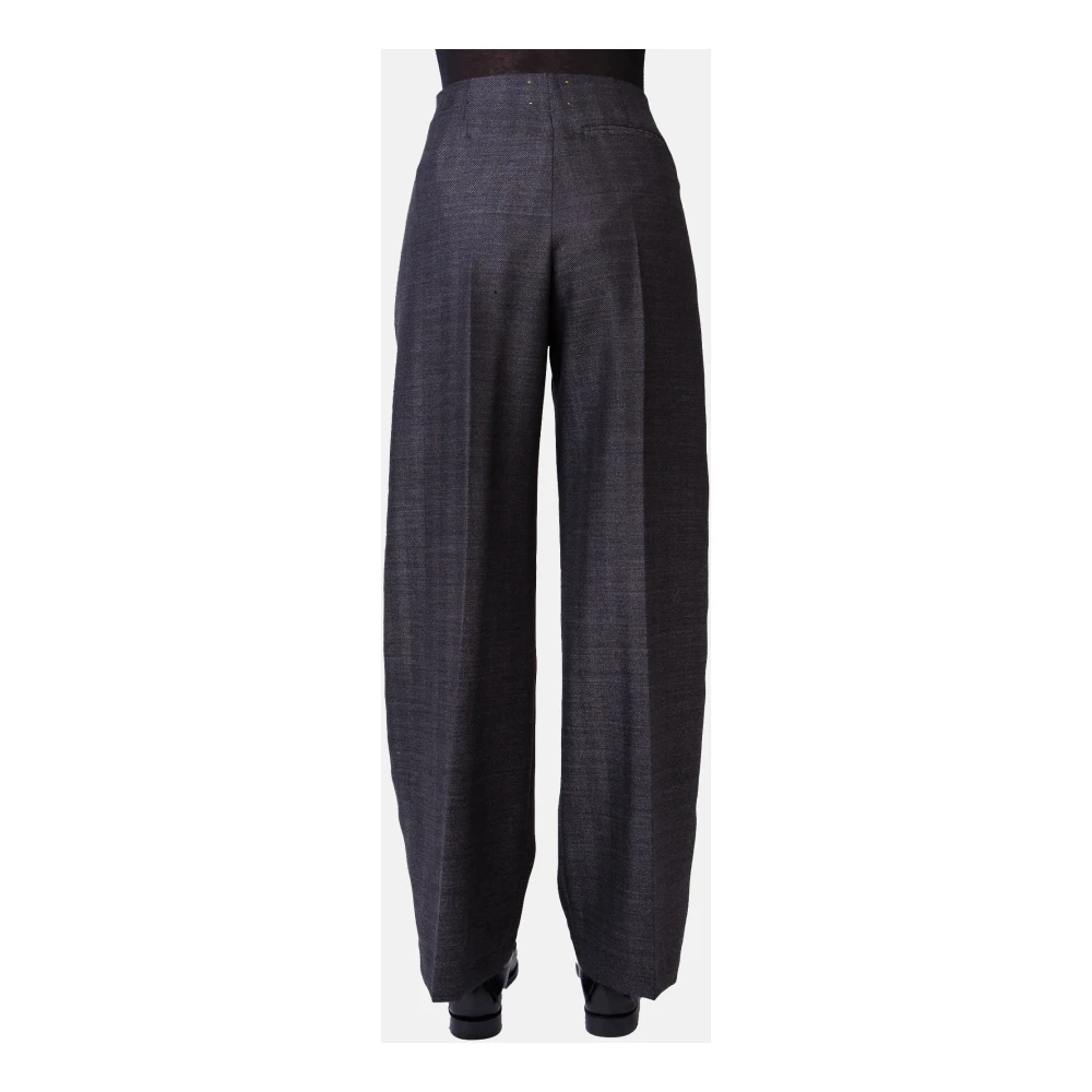Forte Heren wollen broek met juweel zijband Gray Dames