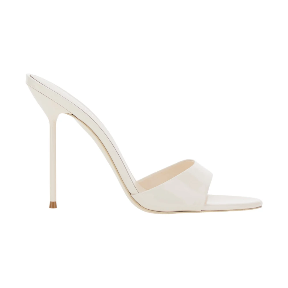 Paris Texas Women's White Heeled Mules, 8 Uk, Lidia Heeled Sandals
