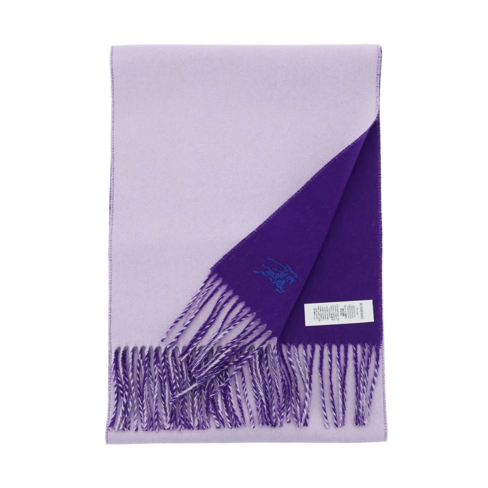 Burberry Winter Scarves Purple Unisex