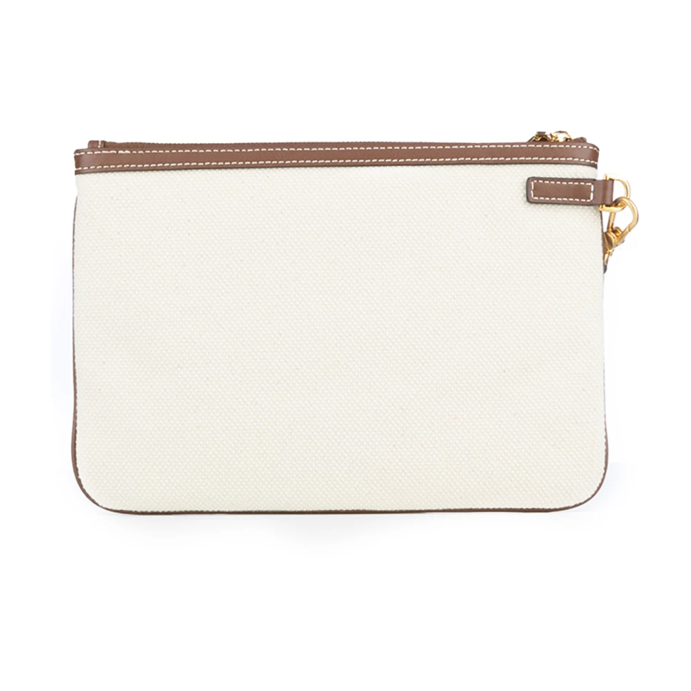 Bally Elegante Clutch White Dames