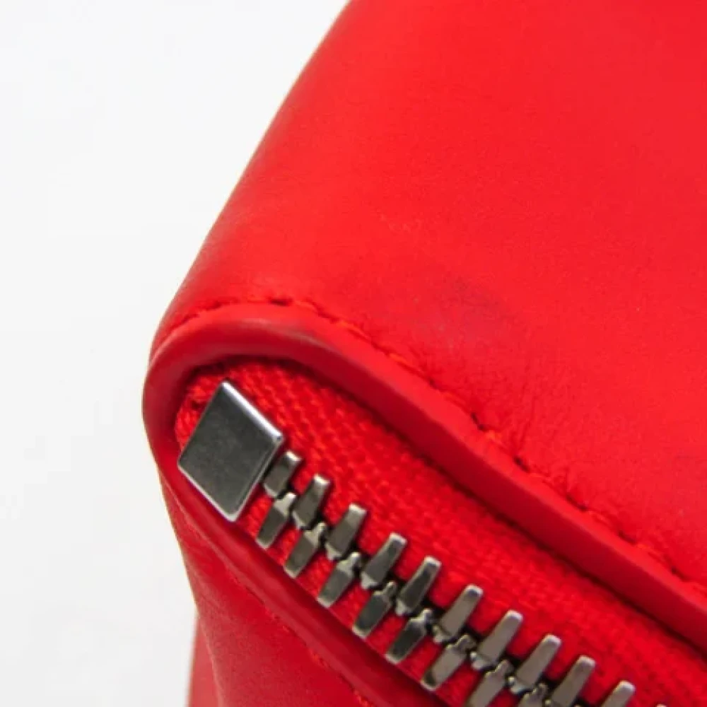 Bottega Veneta Vintage Pre-owned Leather clutches Red Dames