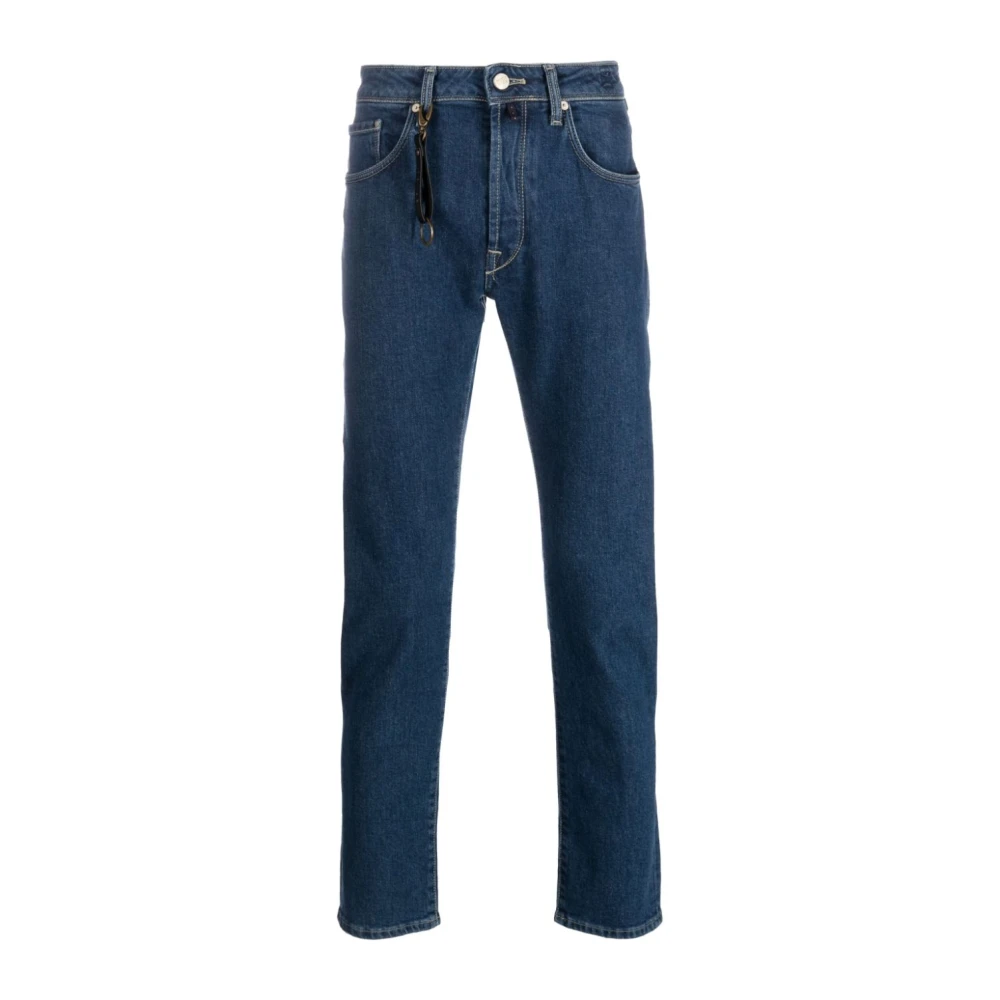 Incotex Slim-Fit Denim Jeans Blue Heren