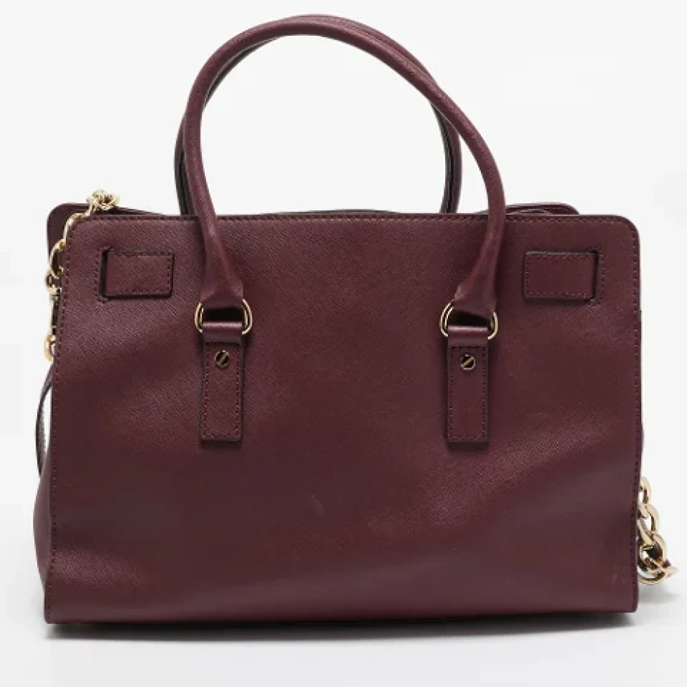 Michael Kors Pre-owned Leather totes Red Dames