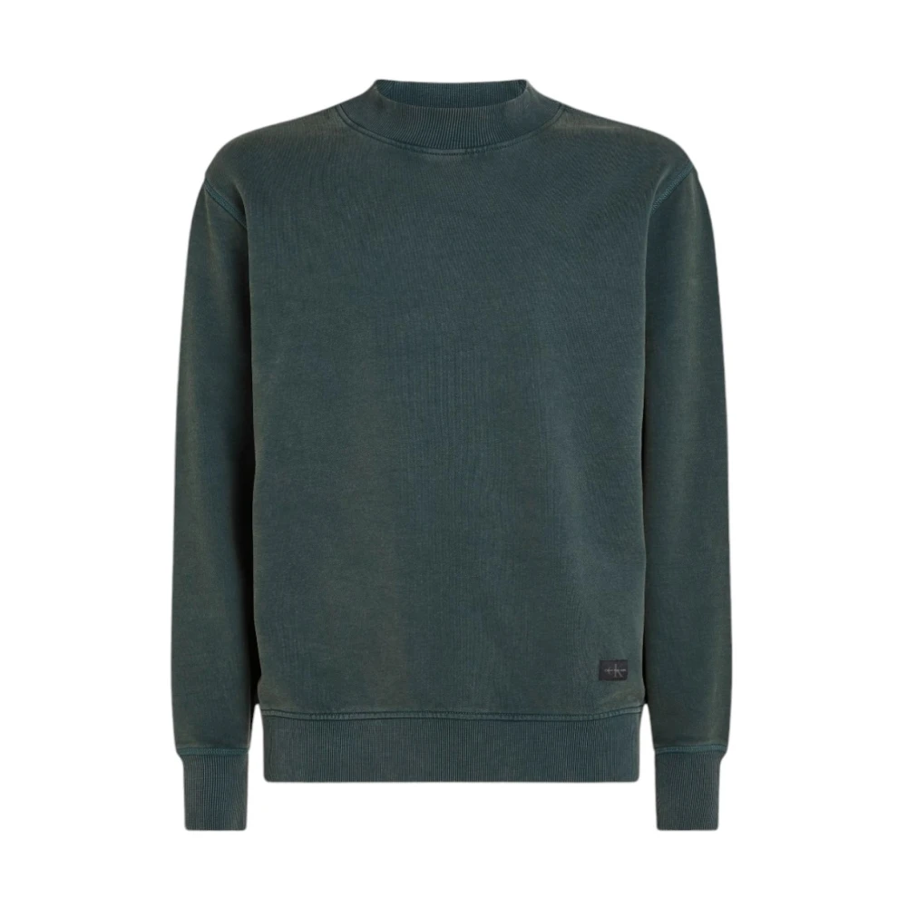 Calvin Klein Stijlvolle Sweatshirt voor Mannen Green Heren